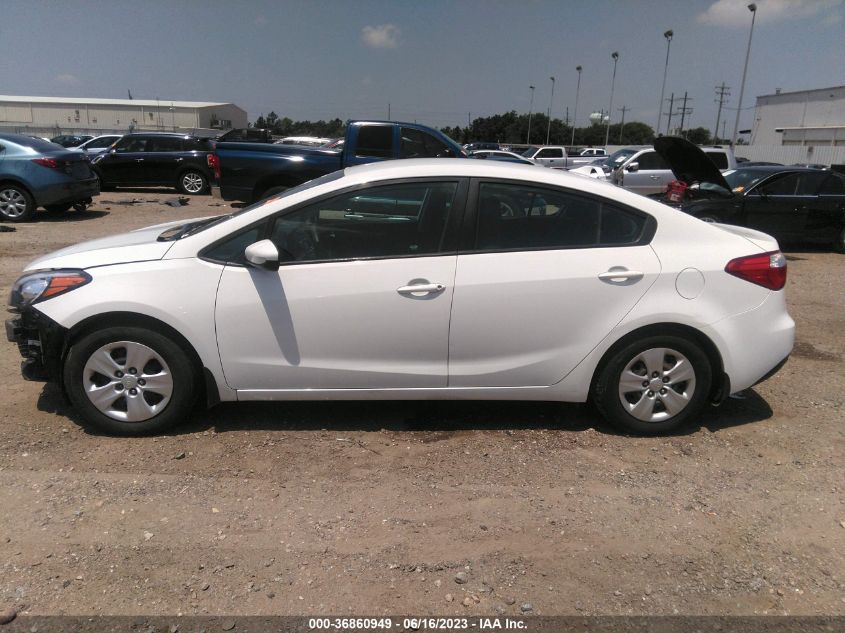 2016 KIA FORTE LX - KNAFK4A64G5554506