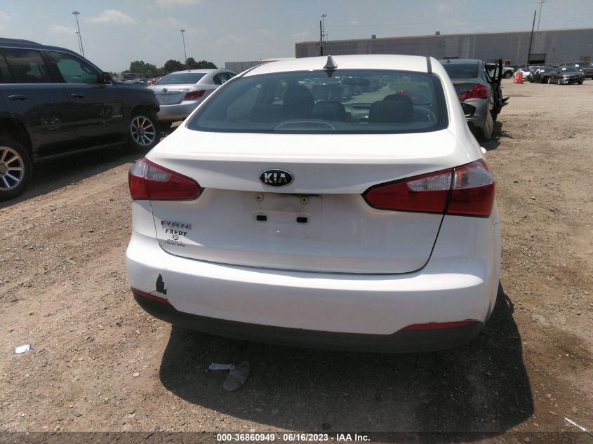 2016 KIA FORTE LX - KNAFK4A64G5554506