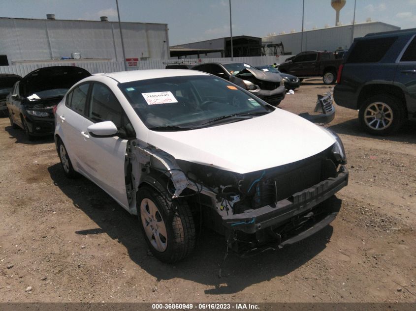 2016 KIA FORTE LX - KNAFK4A64G5554506