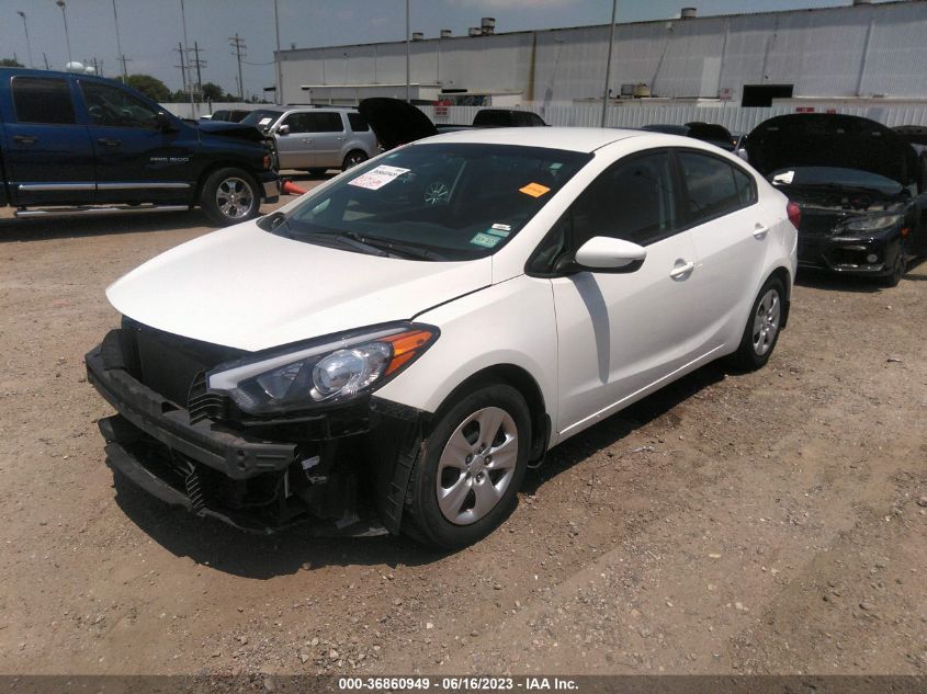 2016 KIA FORTE LX - KNAFK4A64G5554506