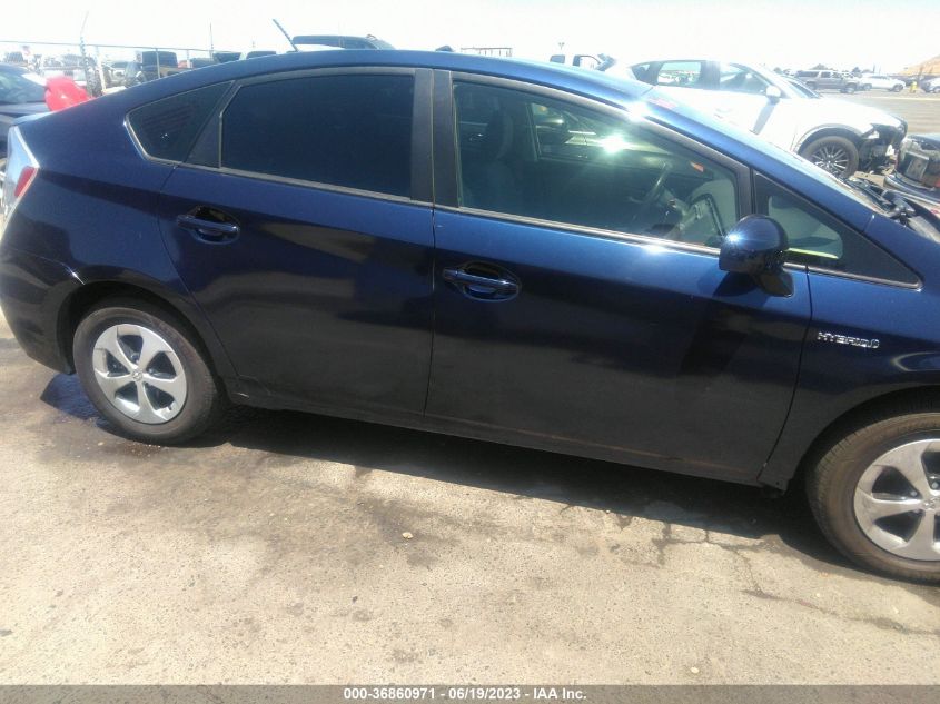 2013 TOYOTA PRIUS ONE/TWO/THREE/FOUR/FIVE - JTDKN3DU2D0344637