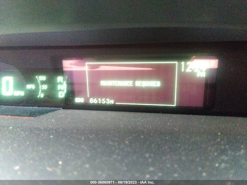 2013 TOYOTA PRIUS ONE/TWO/THREE/FOUR/FIVE - JTDKN3DU2D0344637