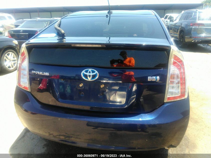 2013 TOYOTA PRIUS ONE/TWO/THREE/FOUR/FIVE - JTDKN3DU2D0344637