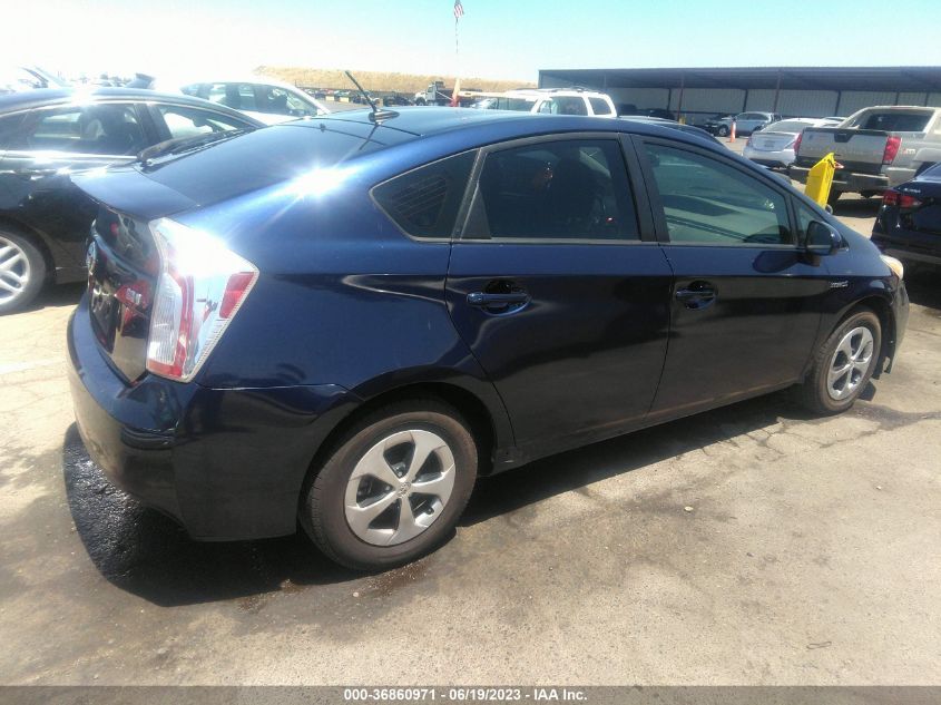 2013 TOYOTA PRIUS ONE/TWO/THREE/FOUR/FIVE - JTDKN3DU2D0344637