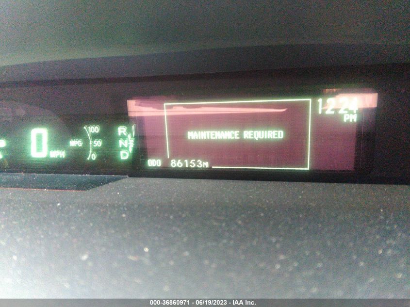 2013 TOYOTA PRIUS ONE/TWO/THREE/FOUR/FIVE - JTDKN3DU2D0344637