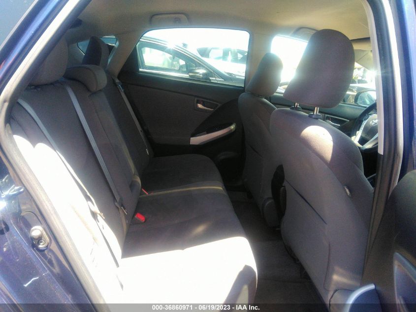 2013 TOYOTA PRIUS ONE/TWO/THREE/FOUR/FIVE - JTDKN3DU2D0344637