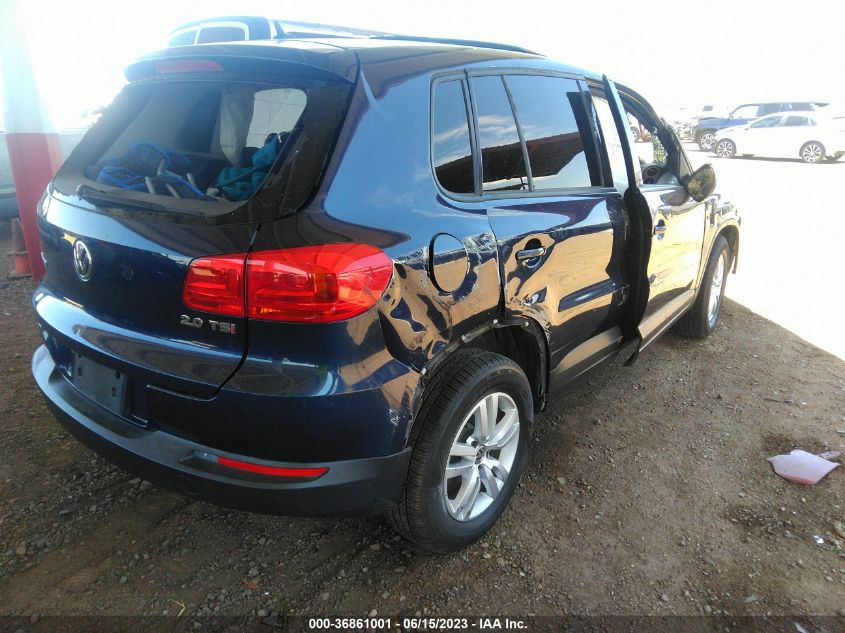 2013 VOLKSWAGEN TIGUAN S/SE/SEL - WVGAV3AX2DW572642