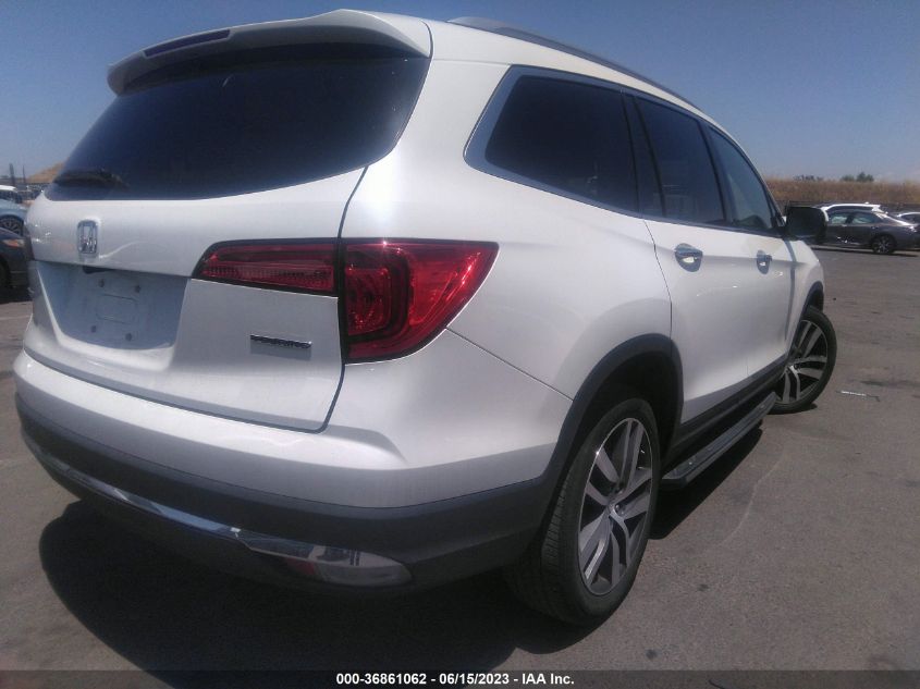 2017 HONDA PILOT TOURING - 5FNYF5H92HB013041