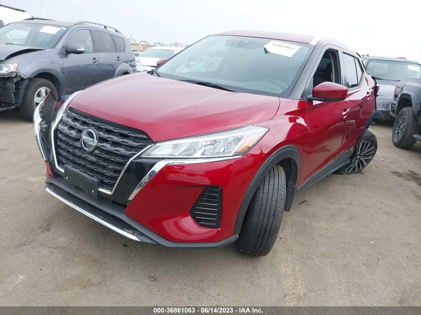 VIN 3N1CP5CV0ML509823 2021 NISSAN KICKS SV
