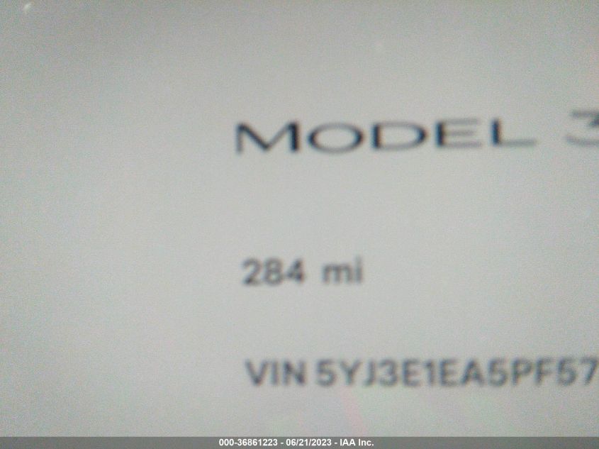 2023 TESLA MODEL 3 - 5YJ3E1EA5PF573266