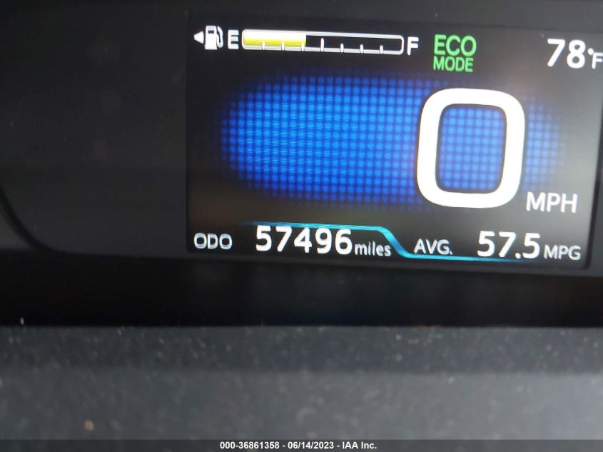 2016 TOYOTA PRIUS TWO - JTDKBRFU9G3523785