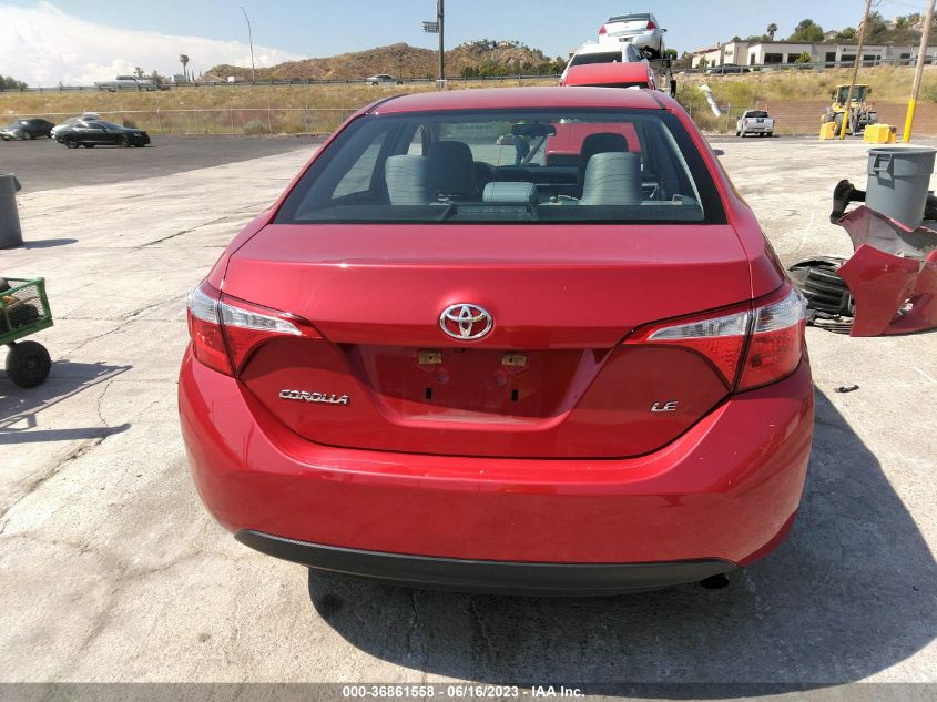 2015 TOYOTA COROLLA L/LE/S/S PLUS/LE PLUS - 5YFBURHE0FP190639