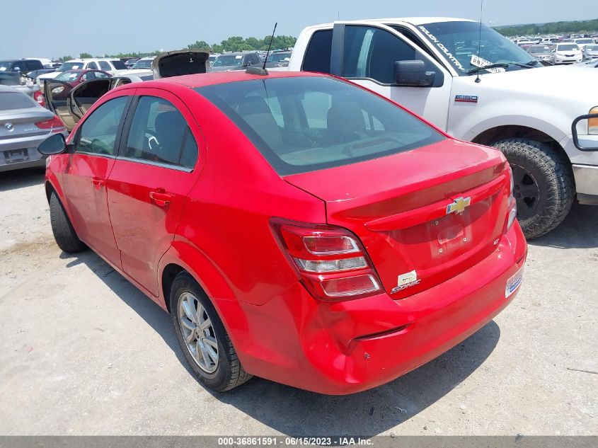 2017 CHEVROLET SONIC LT - 1G1JD5SH8H4101096