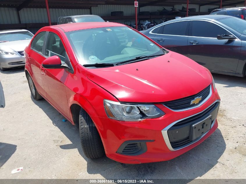 2017 CHEVROLET SONIC LT - 1G1JD5SH8H4101096