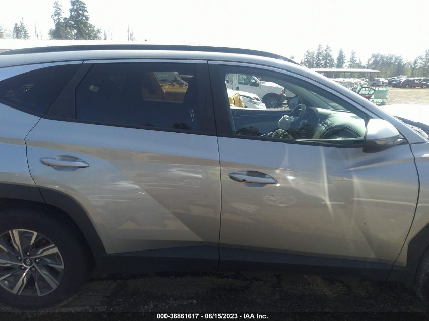 2022 HYUNDAI TUCSON HYBRID BLUE - KM8JBCA17NU071439