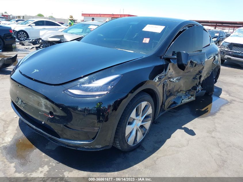 2021 TESLA MODEL Y LONG RANGE - 5YJYGDEE8MF148981