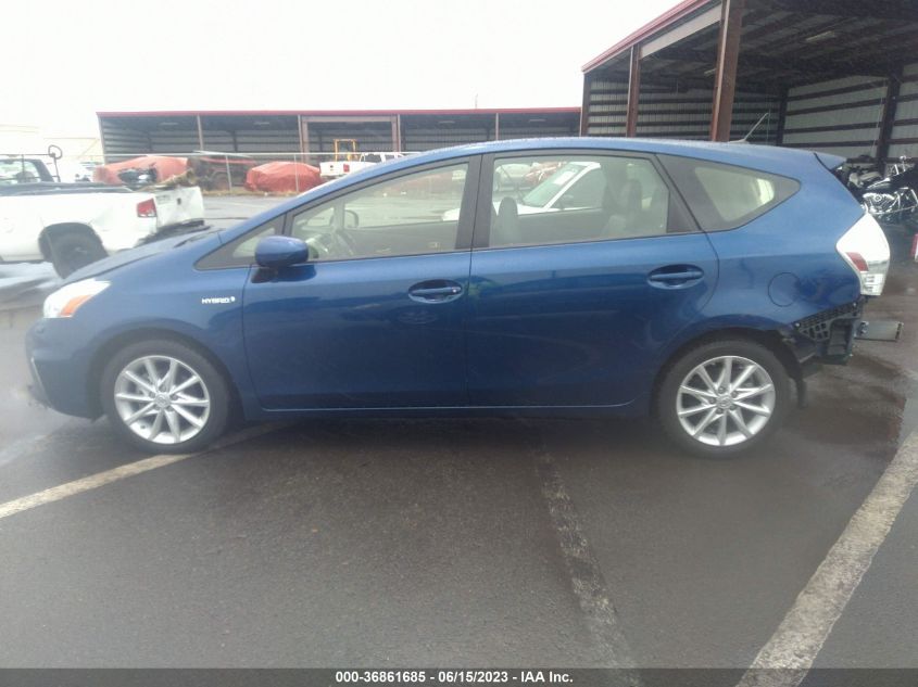 2014 TOYOTA PRIUS V TWO/THREE/FIVE - JTDZN3EUXEJ007240