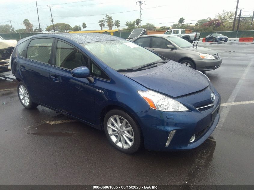 2014 TOYOTA PRIUS V TWO/THREE/FIVE - JTDZN3EUXEJ007240