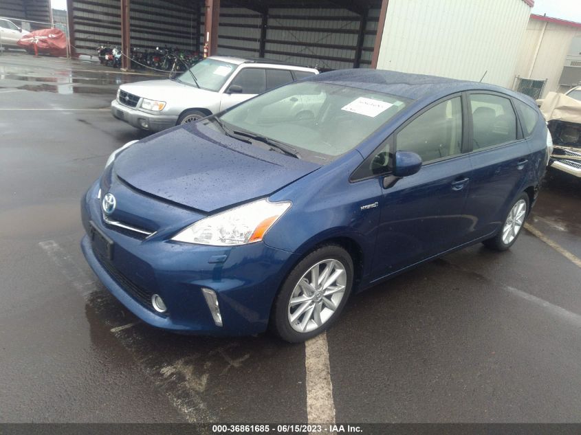 2014 TOYOTA PRIUS V TWO/THREE/FIVE - JTDZN3EUXEJ007240
