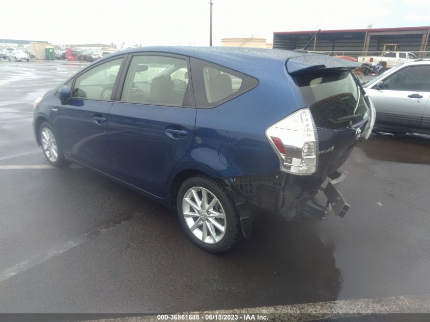 2014 TOYOTA PRIUS V TWO/THREE/FIVE - JTDZN3EUXEJ007240