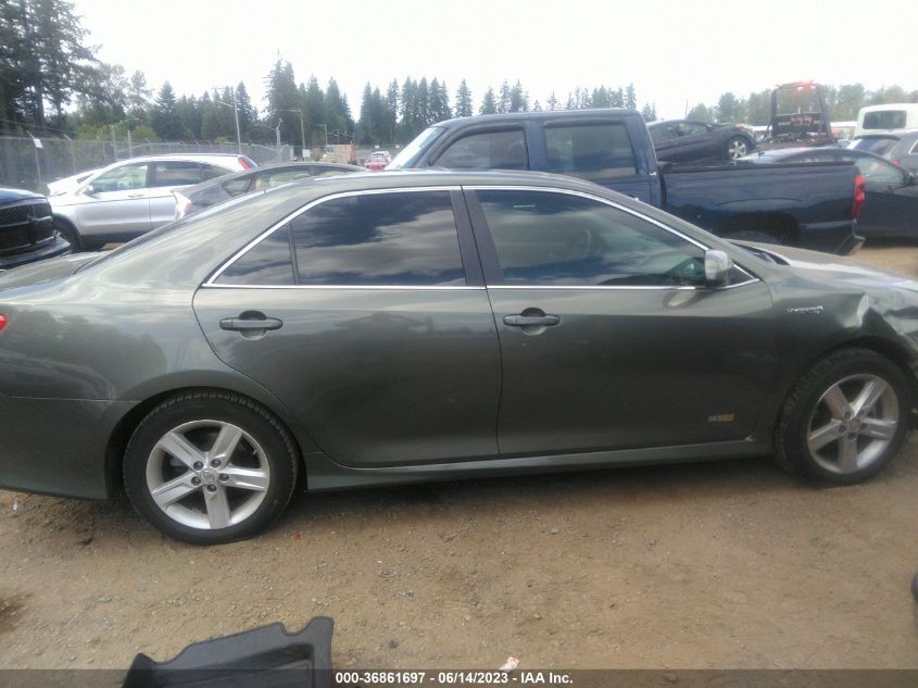 2014 TOYOTA CAMRY HYBRID LE/XLE/SE LIMITED EDITION - 4T1BD1FK9EU123447