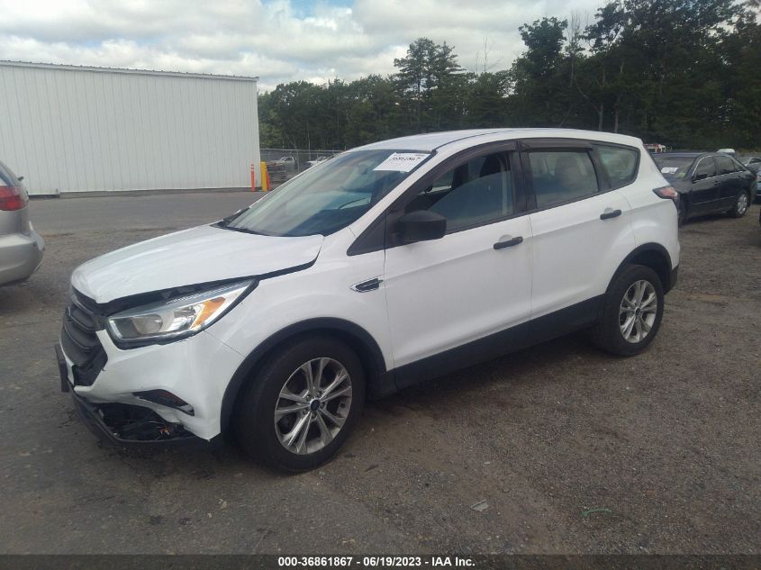 2017 FORD ESCAPE S - 1FMCU0F72HUA47777