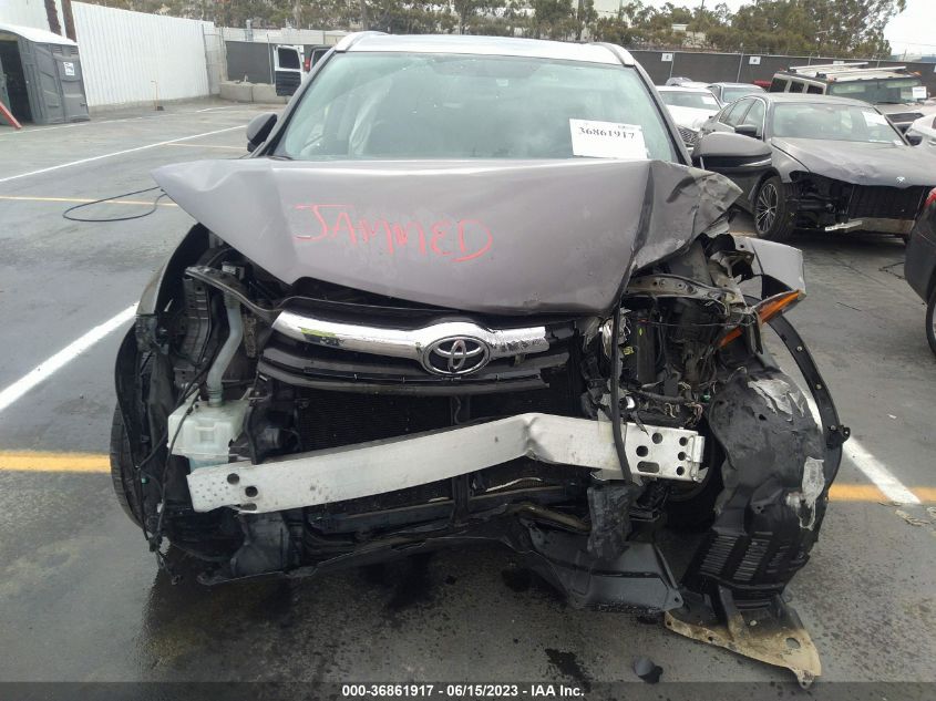 2015 TOYOTA HIGHLANDER XLE - 5TDKKRFH2FS070576