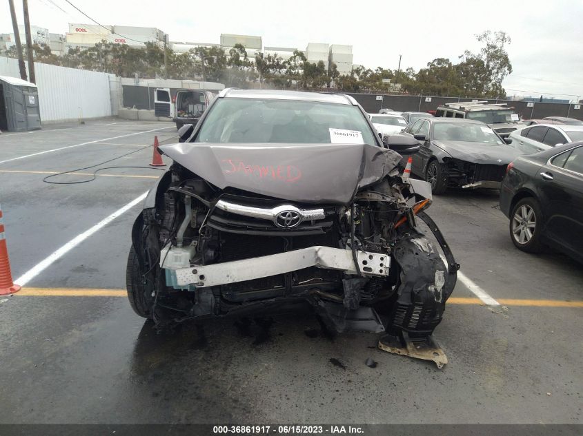 2015 TOYOTA HIGHLANDER XLE - 5TDKKRFH2FS070576