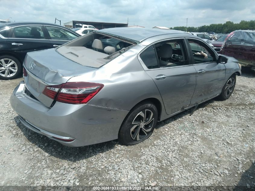 2017 HONDA ACCORD SEDAN LX - 1HGCR2F35HA125728