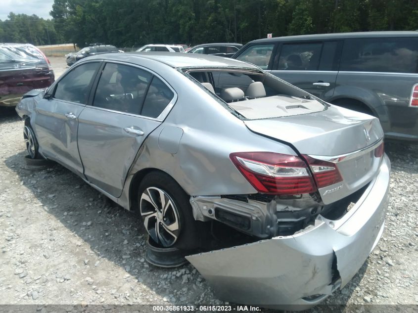 2017 HONDA ACCORD SEDAN LX - 1HGCR2F35HA125728