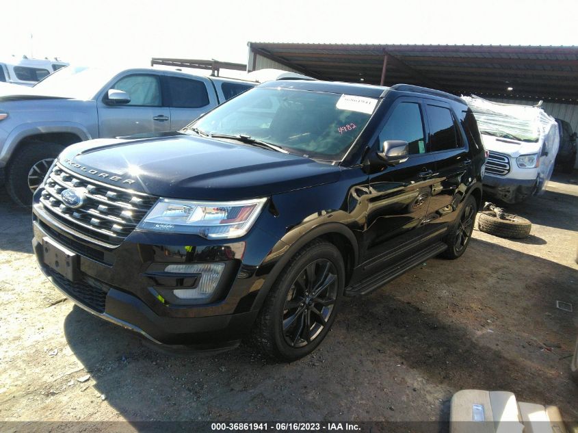 2017 FORD EXPLORER XLT - 1FM5K7D82HGE24982