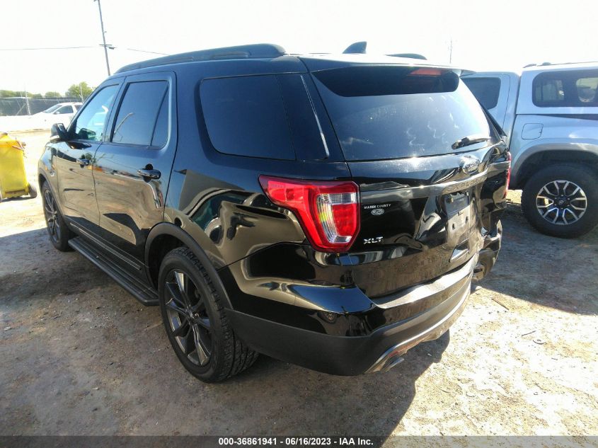 2017 FORD EXPLORER XLT - 1FM5K7D82HGE24982