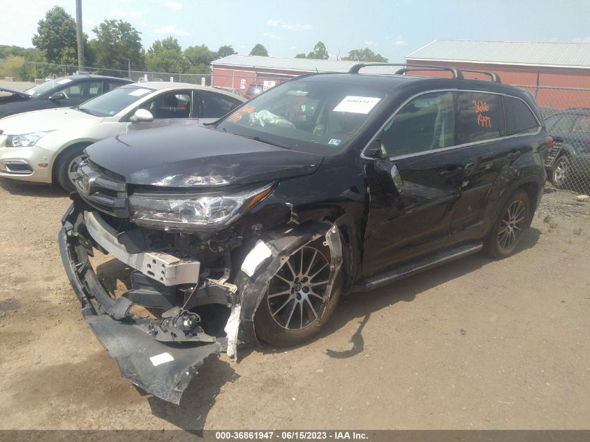 2018 TOYOTA HIGHLANDER SE - 5TDJZRFH2JS489608