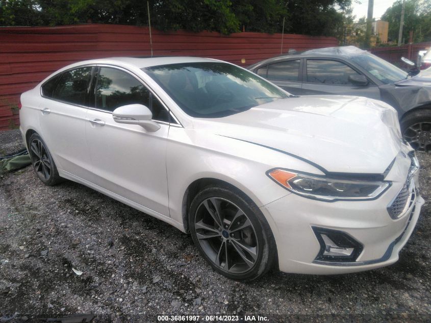 2020 FORD FUSION TITANIUM - 3FA6P0D93LR109447