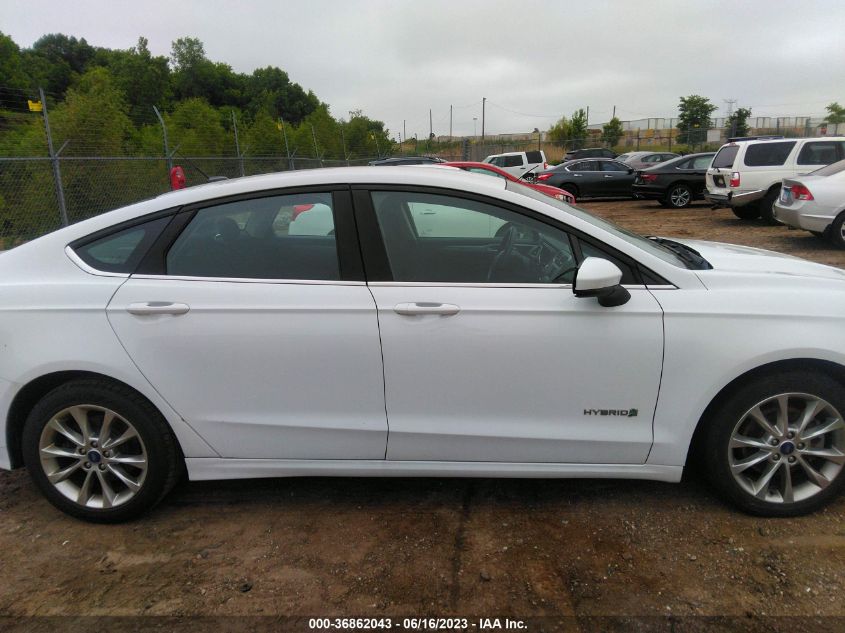 2017 FORD FUSION HYBRID SE - 3FA6P0LU9HR386746