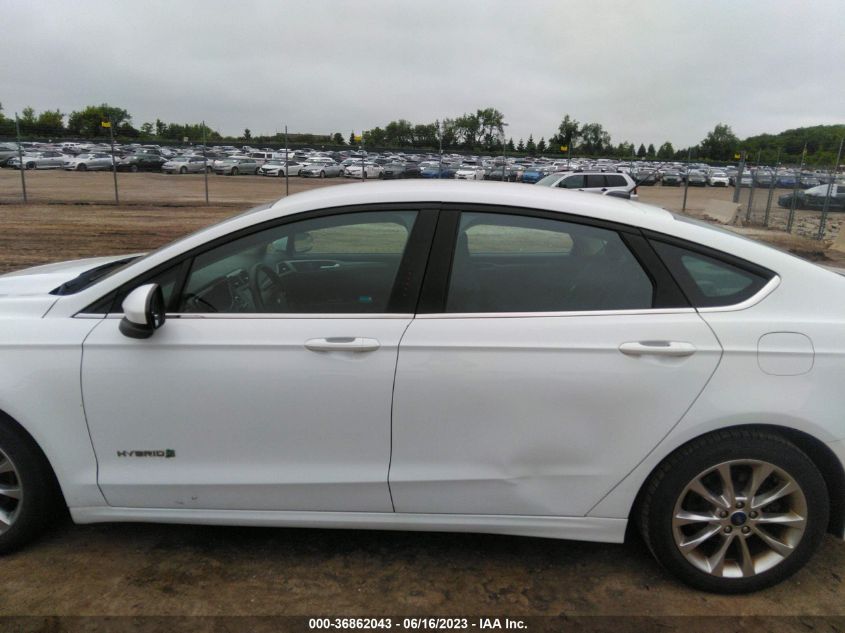 2017 FORD FUSION HYBRID SE - 3FA6P0LU9HR386746