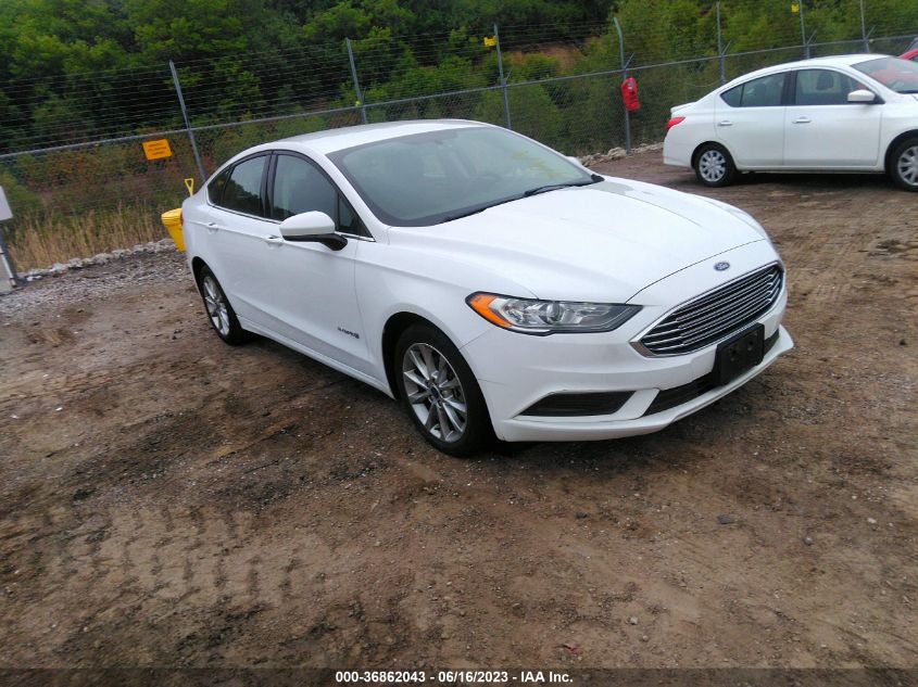 2017 FORD FUSION HYBRID SE - 3FA6P0LU9HR386746