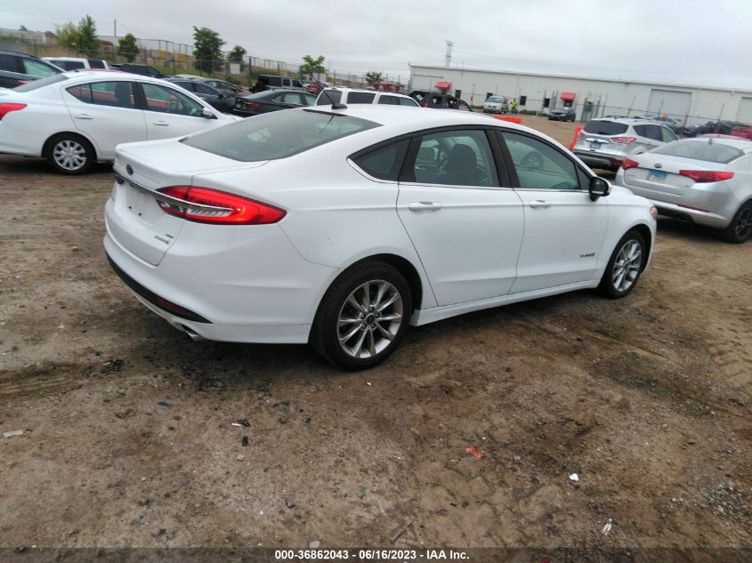 2017 FORD FUSION HYBRID SE - 3FA6P0LU9HR386746