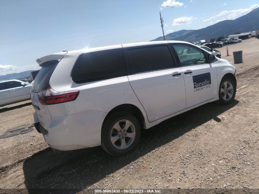 5TDZZ3DC5LS072381 2020 TOYOTA SIENNA, photo no. 4