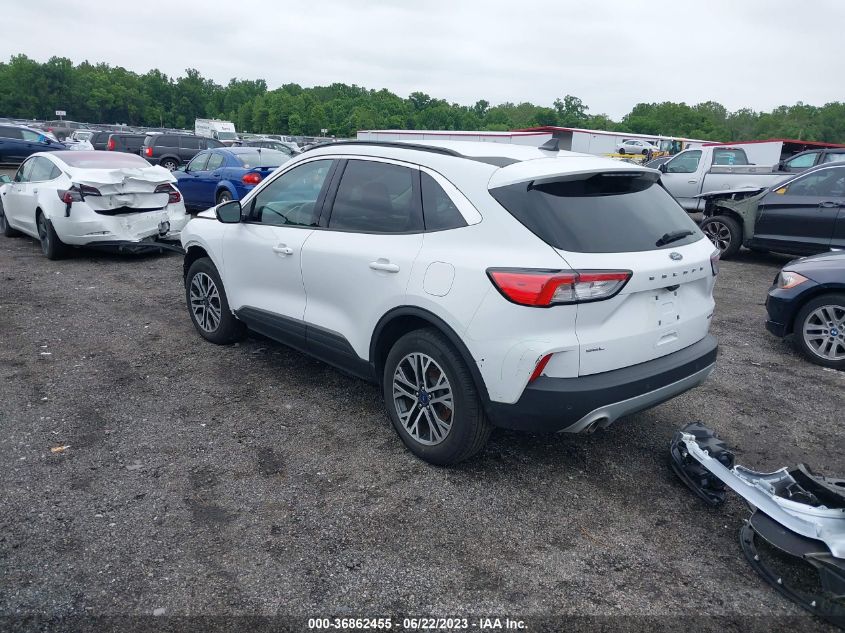 2021 FORD ESCAPE SEL HYBRID - 1FMCU9CZ4MUA40172