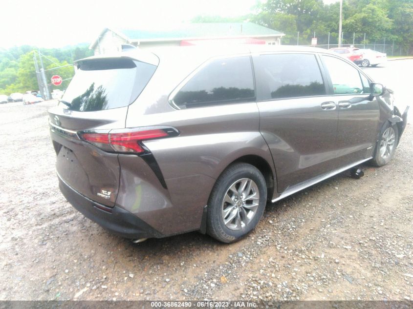 2021 TOYOTA SIENNA XLE/LIMITED/LE/PLATINUM - 5TDGSKFC3MS019442
