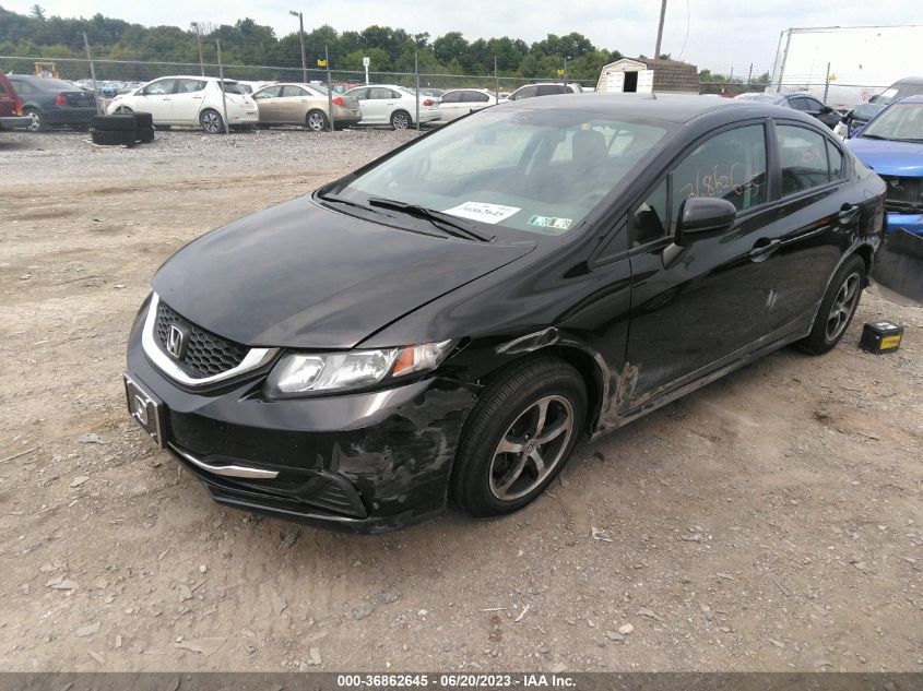 2015 HONDA CIVIC SEDAN SE - 19XFB2F73FE222682