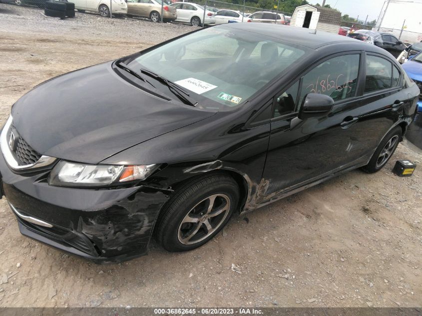 2015 HONDA CIVIC SEDAN SE - 19XFB2F73FE222682