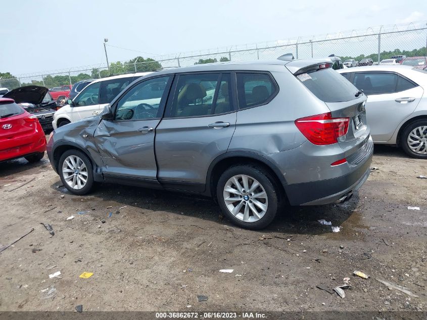 2013 BMW X3 XDRIVE28I - 5UXWX9C55D0A18938