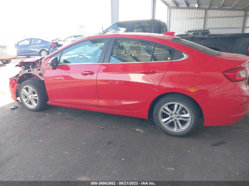 2018 CHEVROLET CRUZE LT - 1G1BE5SM3J7181135