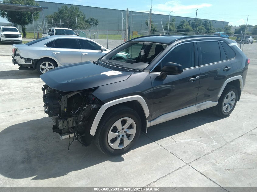 VIN 2T3H1RFV9KW053107 2019 TOYOTA RAV4 LE