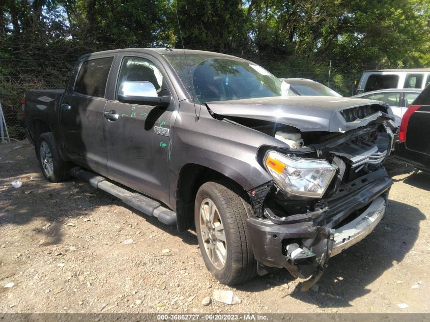 2016 TOYOTA TUNDRA 4WD TRUCK PLATINUM/1794 - 5TFAW5F14GX524656