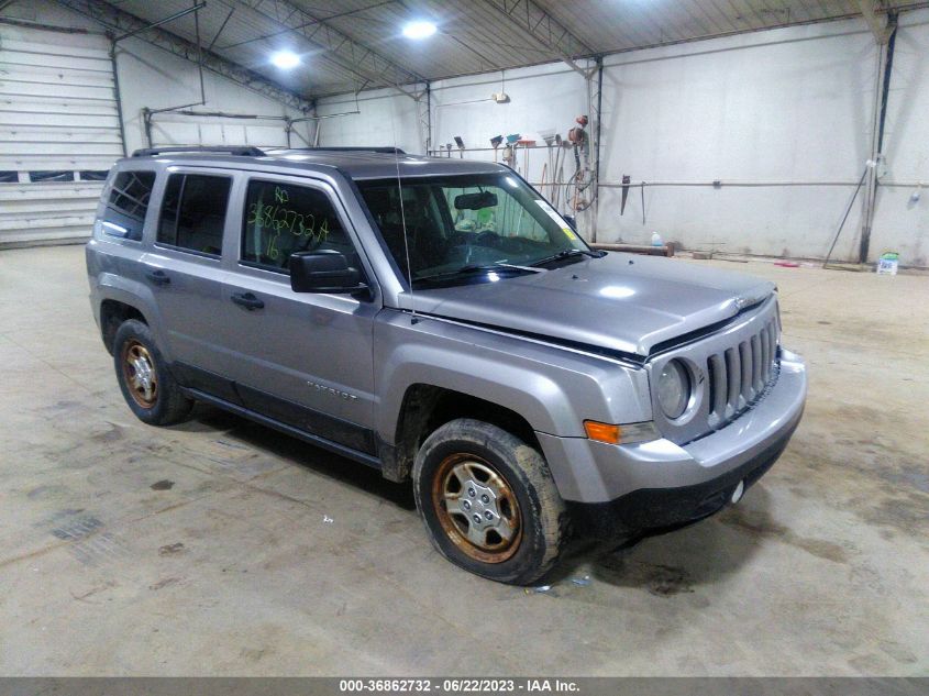 2016 JEEP PATRIOT SPORT - 1C4NJRBB0GD558133