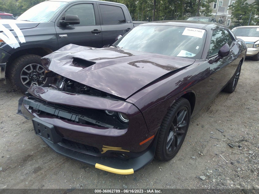 VIN 2C3CDZKG5NH160821 2022 DODGE CHALLENGER GT