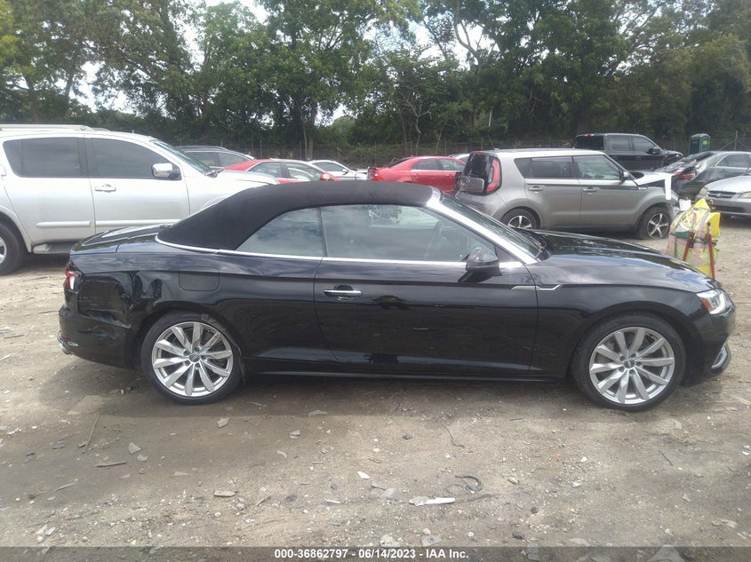 VIN WAUYNGF52JN008232 2018 AUDI A5 CABRIOLET PREMIUM PLUS
